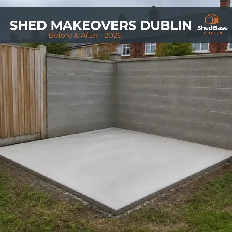 garden shed makeover before after dublin