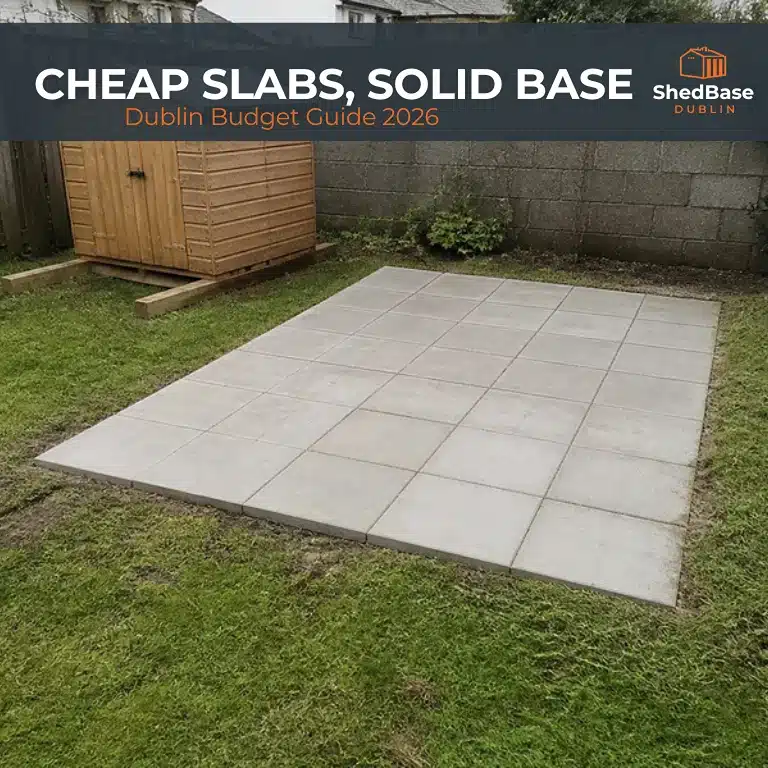cheap paving slabs shed base dublin